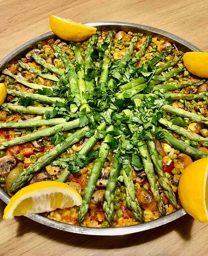 37. Vegetable Paella