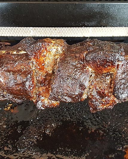 Mutzbraten vom Gasgrill