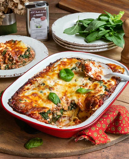 Lasagne aux épinards