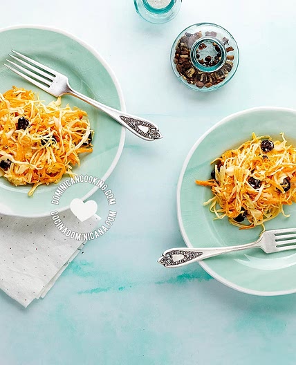Ensalada de Repollo y Zanahoria [Video+Recipe] Cabbage and Carrot Slaw