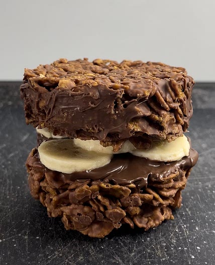 chocolate cornflakes sandwich