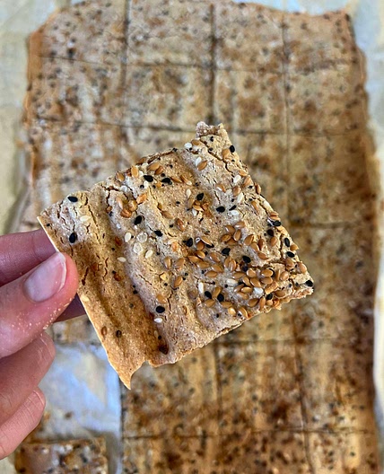 Superfood Buckwheat Crackers