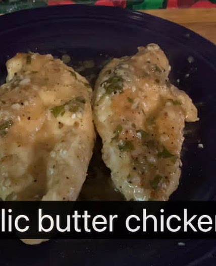Garlic butter chicken 