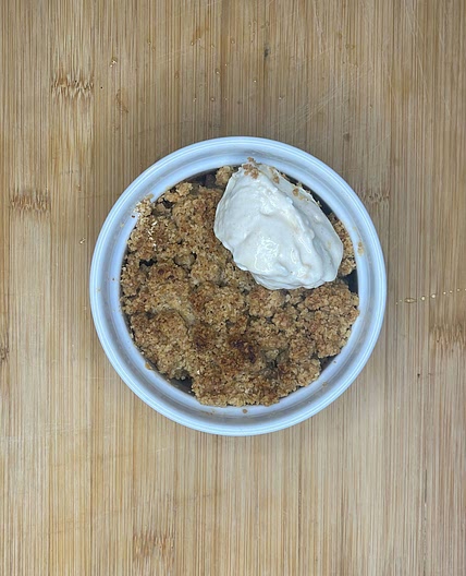 Crumble de manzana (sin harina)
