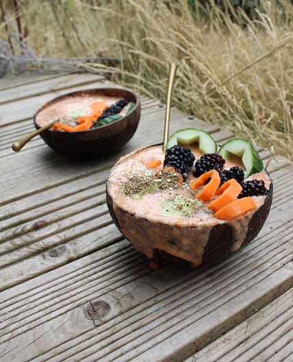 Immunity Booster Carrot Banana smoothie