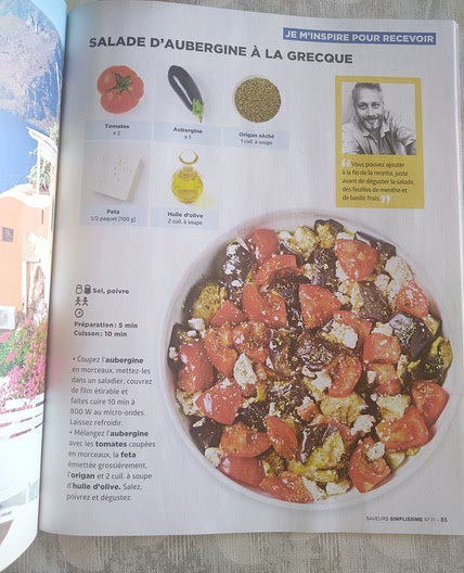 Salade d'aubergine à la grecque