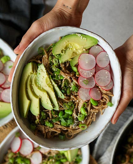 Miso Sesame Soba Noodles