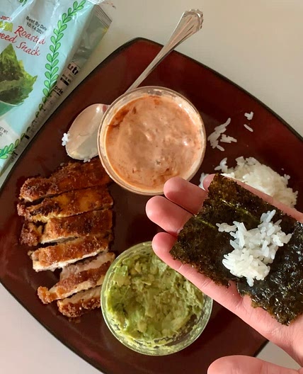 Chicken Katsu Mini Wraps