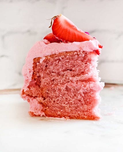 Vegan Strawberry Cake