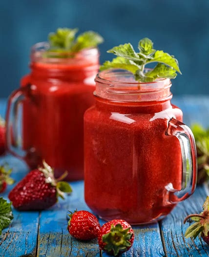 Strawberry Mint Smoothie