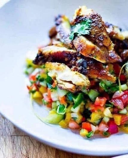 Grilled Asian Chicken Salad 