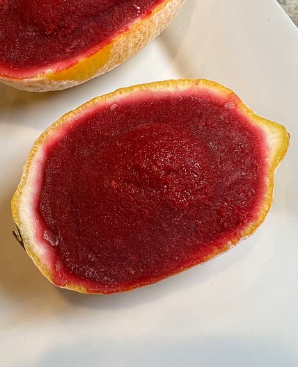 Boozy Raspberry Lemonade Sorbet 