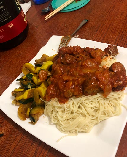 Spaghetti + Meat