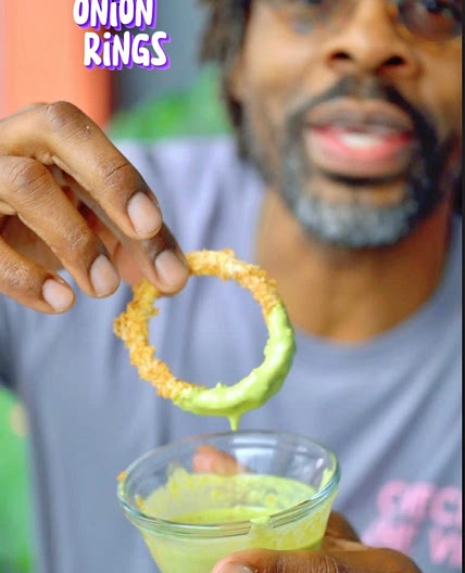 Cajun Style Air Fried Onion Rings
