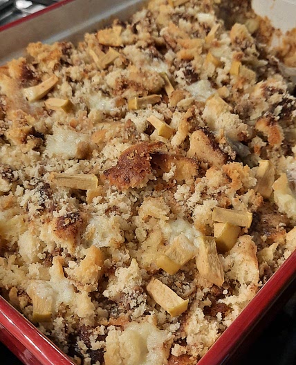 Apple Cinnamon Roll Strata