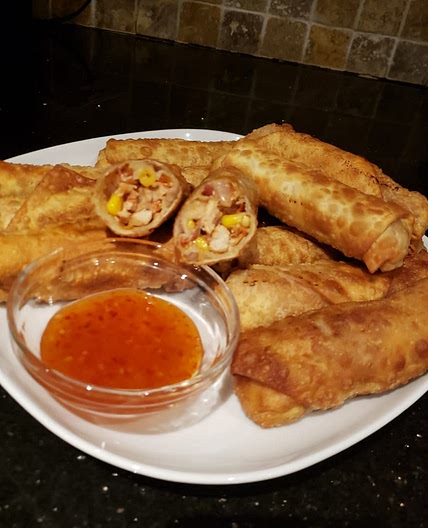 Chicken Egg Rolls & Sweet Thai Sauce