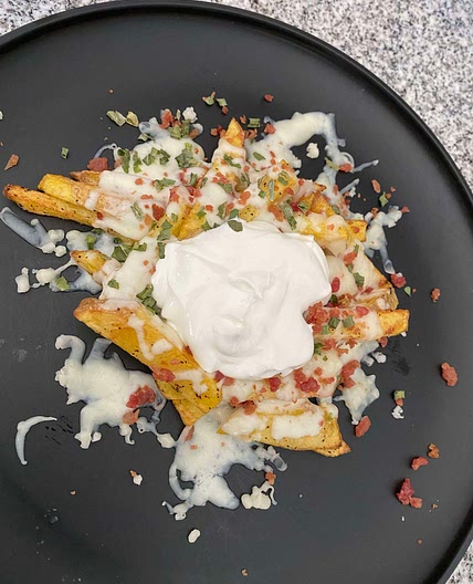 Mozzarella-bacon Fries