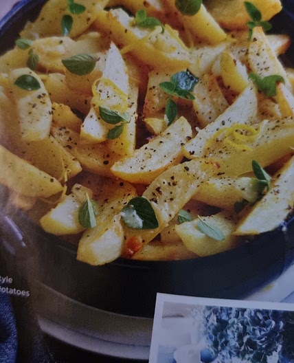 Greek style lemon potatoea