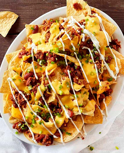 Soft Cheese Nachos