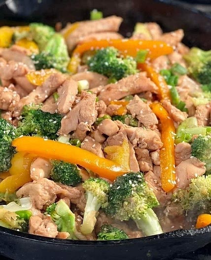 Chinese Chicken and Veggie Stir-Fry