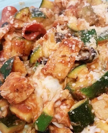 Italian Skillet Chicken & Zucchini Casserole