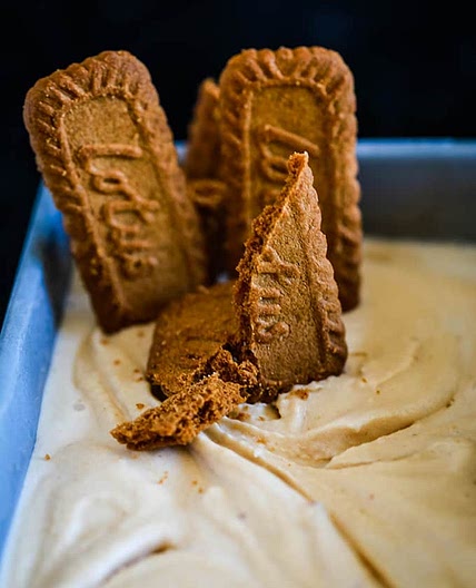 Biscoff cookie butter ice cream