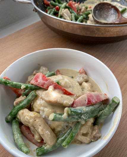 Chicken Green Curey