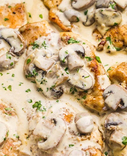 Chicken and mushroom