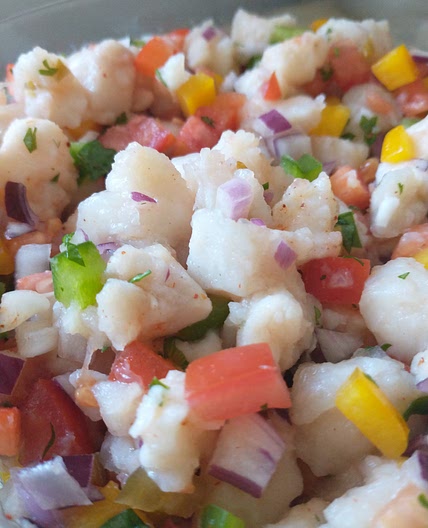 Ceviche de pescado de Pablo