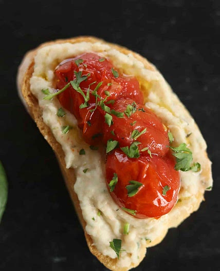 White Bean Dip with Roasted Tomatoes