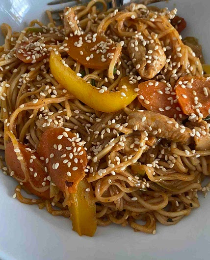 Spicy Noodle Stir Fry