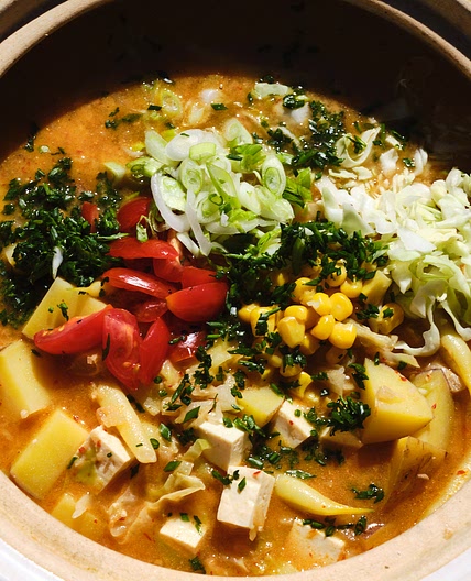 Spicy Summer Miso Soup