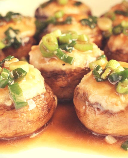 Stuffed Chinese Mushrooms