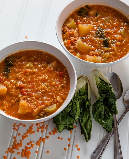 Red Lentil and Turnip Soup