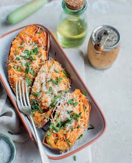 Jacket sweet potato with cheese
