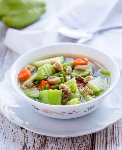 Chayote Chicken Soup