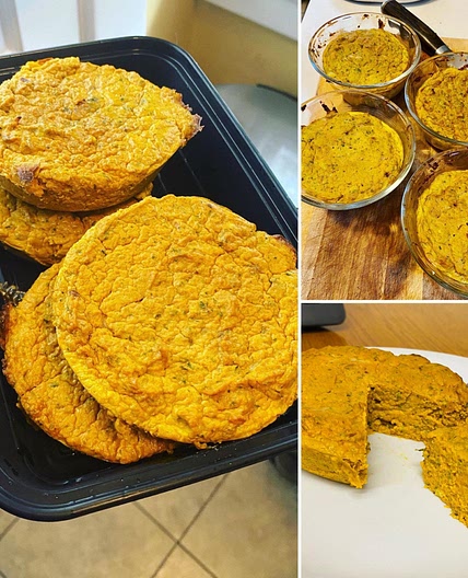 Anchovy, parsley and pumpkin Frittatas