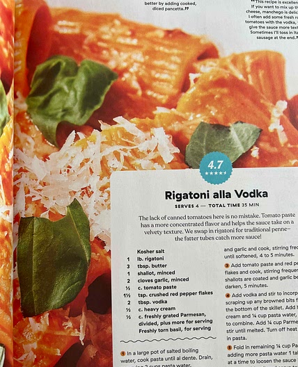 Rigatoni Alla Vodka (Delish) 