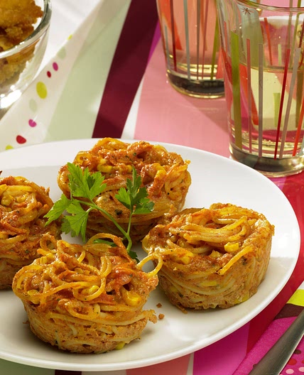 Spaghetti-Muffins