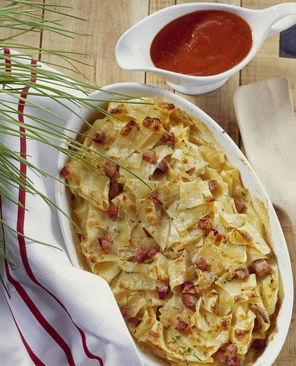 Schinkenfleckerl