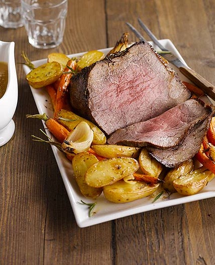 Roastbeef mit Kräuterkruste