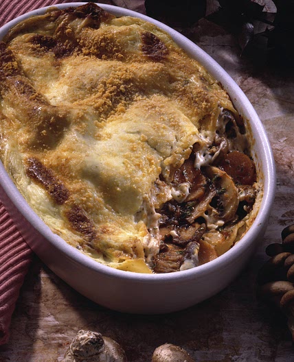 Lasagne mit Pilzfüllung
