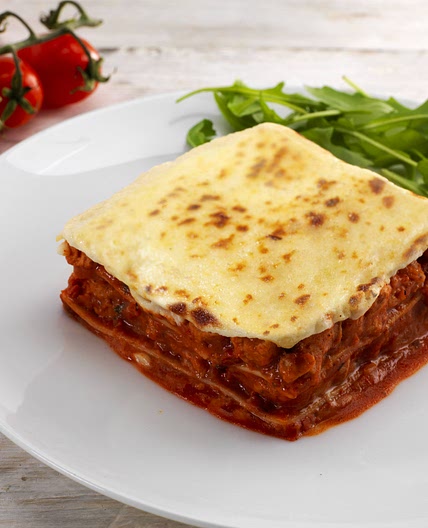 Vegane Lasagne mit Sojacreme
