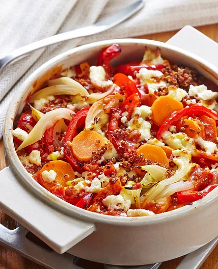 Gemüseauflauf mit Quinoa