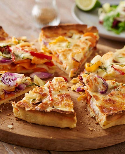 Herbstliche Gemüse Quiche