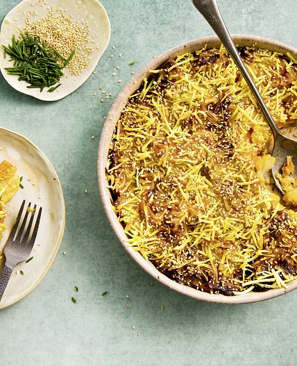 Veganer Kartoffelgratin