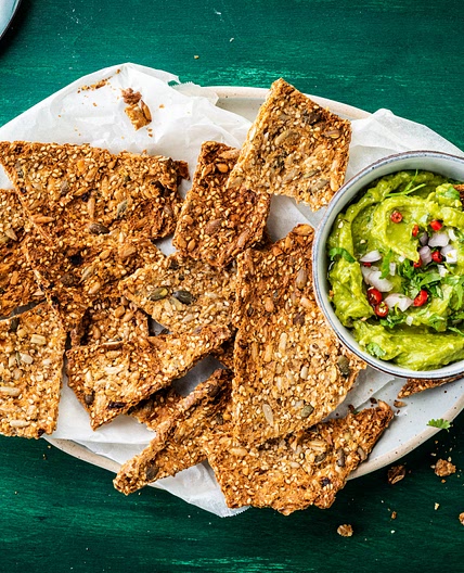 Veganes Knäckebrot mit Saaten