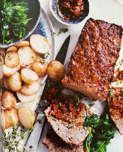 Sun Dries Tomato Meat Loaf