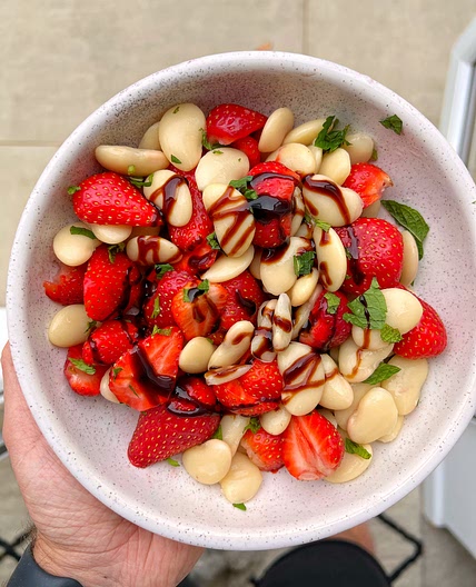 Strawberry & Butter Bean Salad