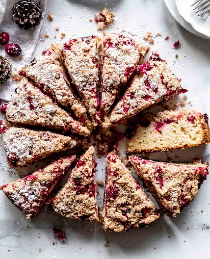 Cranberry Crumb Cake